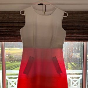 DVF knee length shift dress with pockets size 4